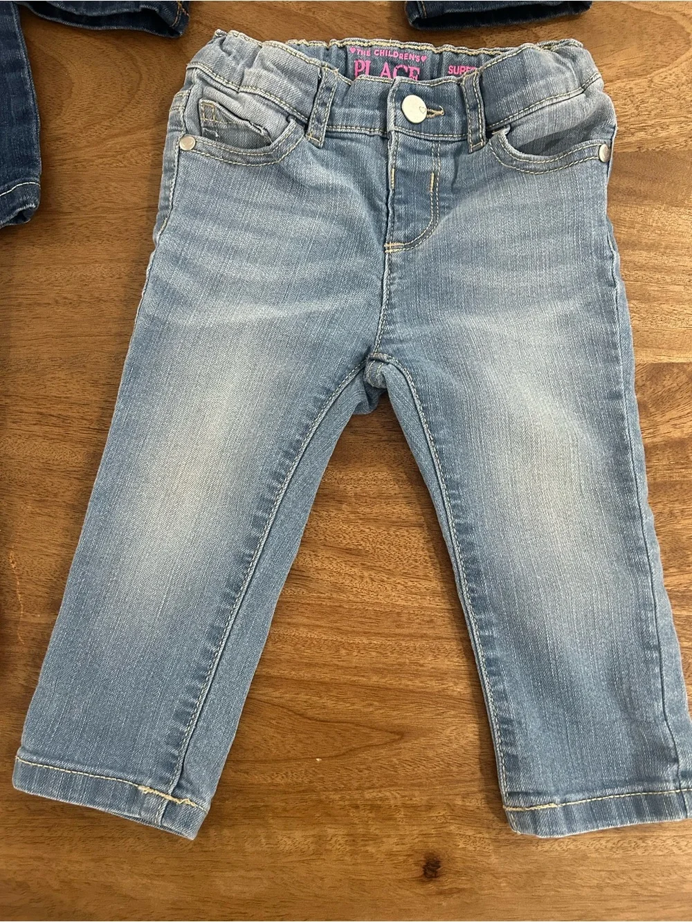 The Children's Place Girls' Mixed Denim & Black Bottoms - Blue & Black